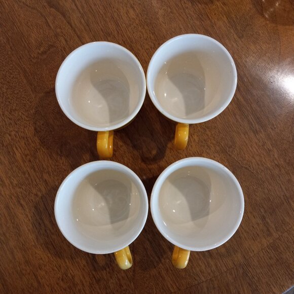 Vintage Yellow Royal China Sierra Madre Ironstone Coffee Cups Set of 8 - Picture 13 of 16